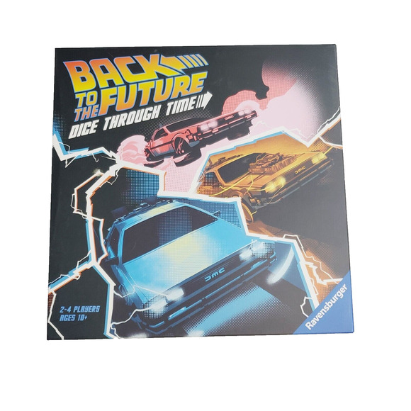 Back to the Future Dice Through Time Board Game NEW Sealed 10+ 2-4 Players - Picture 1 of 5